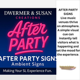After Party Signs