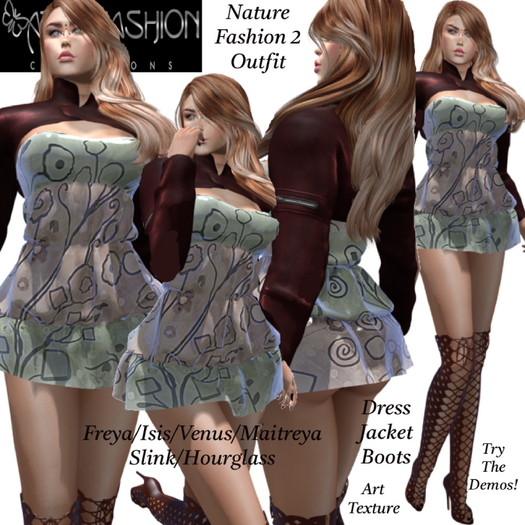 ART & FASHION - NATURE FASHION 2 OUTFIT