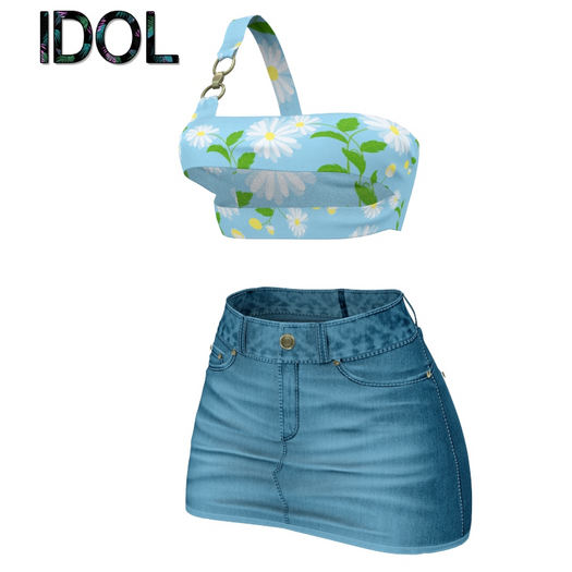 LEGACY Denim Skirt Outfit