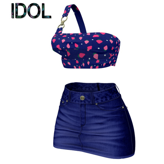 LEGACY Denim Skirt Outfit