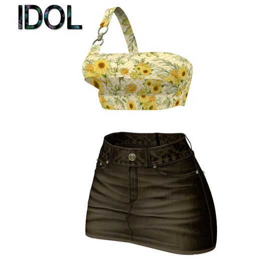 LEGACY Denim Skirt Outfit