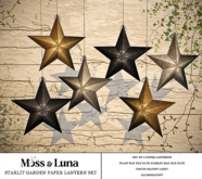 Moss & Luna- Starlit Garden Paper Lantern Set (add)