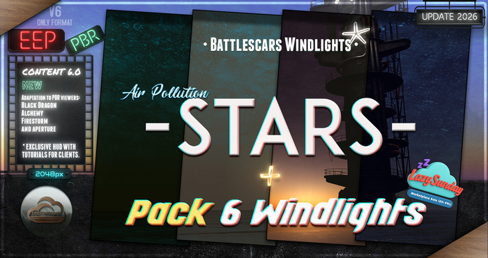 - BATTLESCARS WINDLIGHTS - STARS - AIR POLLUTION 6.0 (EEP / PBR)