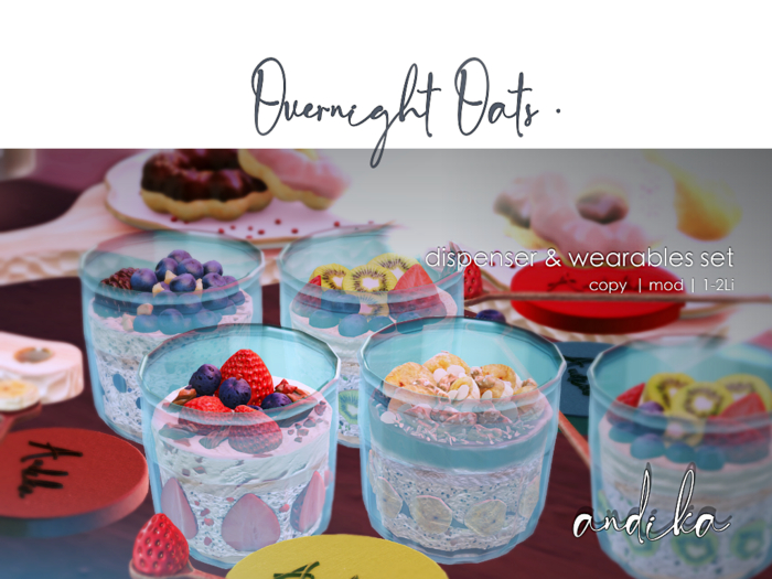 andika{Overnight Oats}Dispenser Set