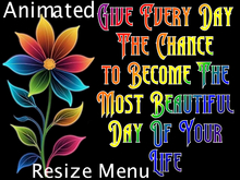★★★★★~ Beautiful Day - Animated Gif - Resize Menu