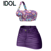 REBORN Denim Skirt Outfit