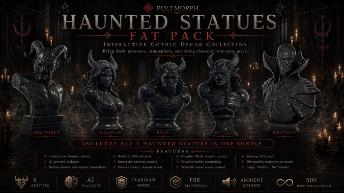 [Polymorph] Haunted Statues Fat Pack