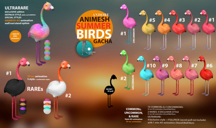 ANDORE - gacha - Summer Bird #1