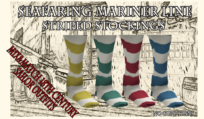 Striped Sailor Stockings