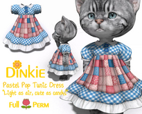 - Full Perm - Dinkie #19 Pastel Pop Tunic Dress