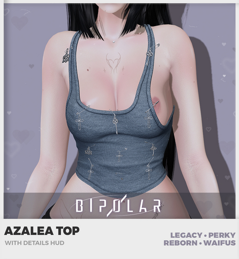 Bipolar - Azalea Top - Sea Graphite
