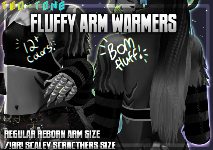 FLUFFY ARM WARMERS REBORN 