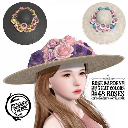 Schadenfreude Rose Garden Hat