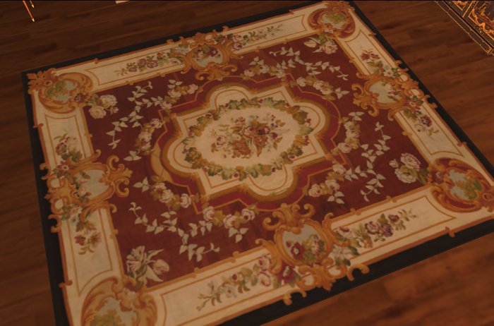Quality Antique Carpet Rug Cherry