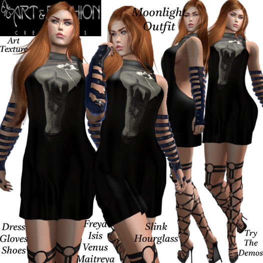 ART & FASHION - MOONLIGHT OUTFIT