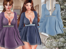 Kaithleen's Sunday Sweetheart Dress - Blue