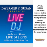 Live DJ Signs