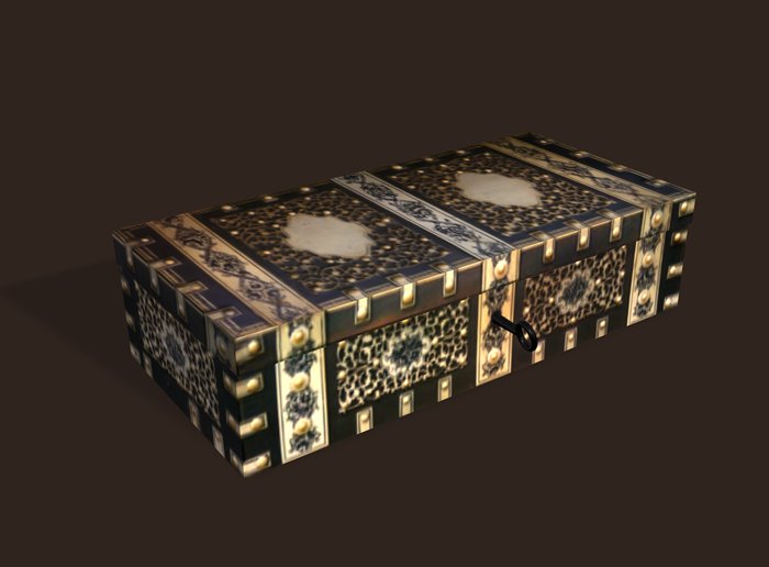 Antique Jewelry Box Inlaid