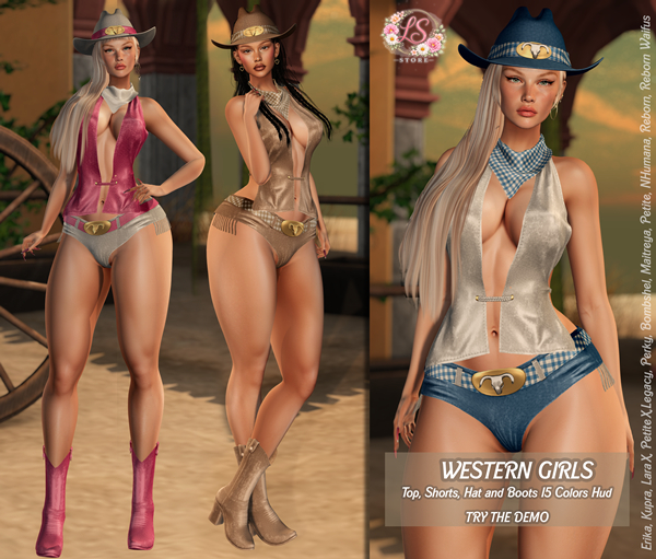 [LS] WESTERN GIRLS SET