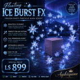 Floating Ice Burst FX – Frozen Party Particle Aura Script