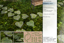Sway's [Mason] Heart Stepping Stones . Mossy