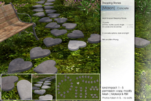 Sway's [Mason] Heart Stepping Stones . Concrete