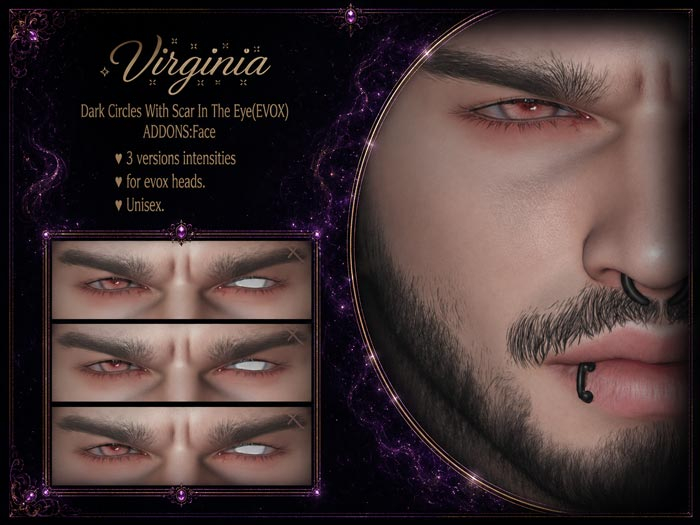 :::VIRGINIA:::Dark Circles With Scar In The Eye(EVOX)