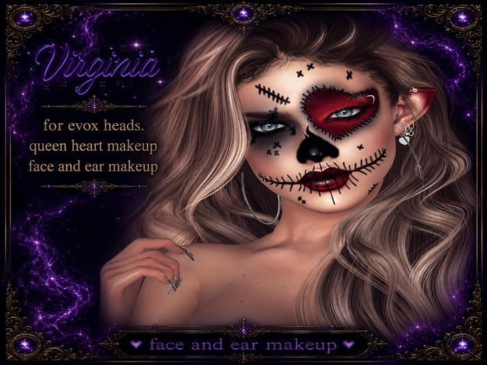 :::VIRGINIA:::maqueup queen heart (for evox heads)