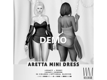 [WellMade] Aretta Mini Dress DEMO