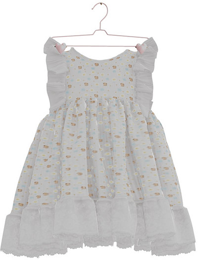 Goosie - Puppy Dress - White - Unpack