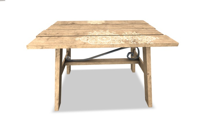 12. Concept} Chiringuito. Square Table