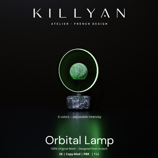 Killyan (add) : Orbital Lamp