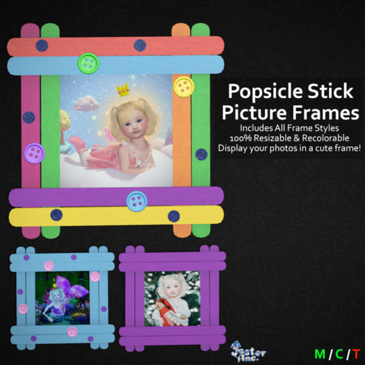 [Jester Inc.] Popsicle Stick Picture Frames!