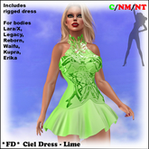 *FD* Ciel Dress [Boxed] Lime