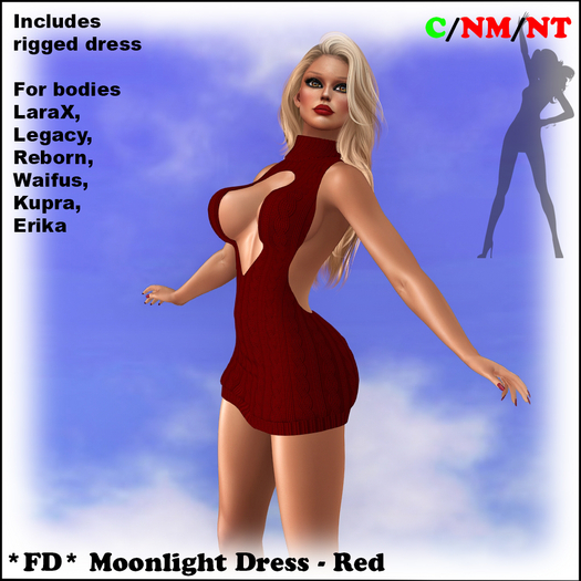 *FD* Moonlight Dress [Boxed] Red