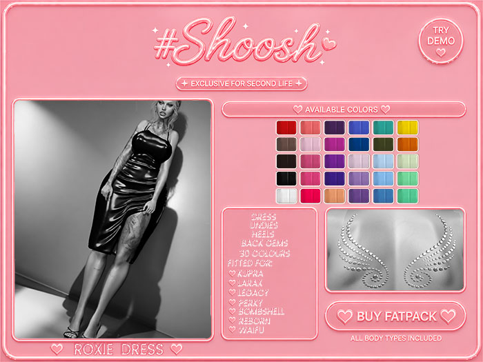#SHOOSH - Roxie Dress [DEMO]