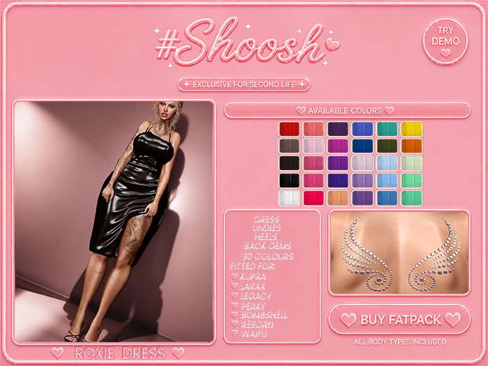 #SHOOSH - Roxie Dress [FATPACK]