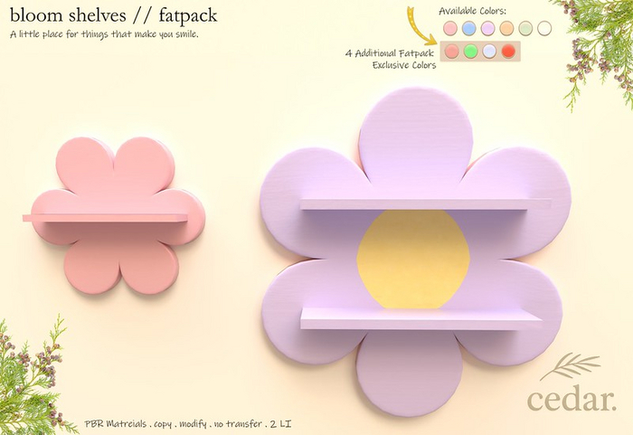 cedar. bloom shelves // lavender {Please Add}