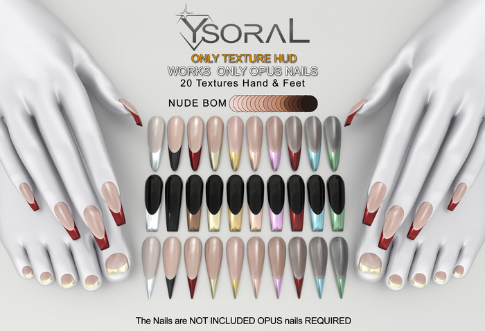 - YsoraL - .: 20 colors Applier OPUS Nails :. ( French Metals )