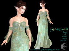 BMe Aurora Gown Sage (add)