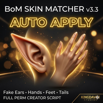KINGDAVEZ BoM Skin Match Customizer v3.0 - Full Perm Accessory Script