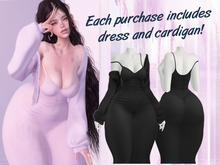 Lunar - Milf Cardi & Dress - Black