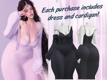 Lunar - Milf Cardi & Dress - Midnight