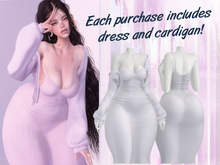 Lunar - Milf Cardi & Dress - Misty Blue