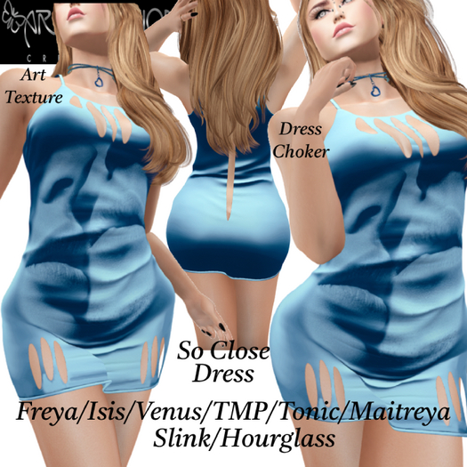 ART & FASHION - SO CLOSE DRESS