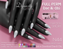 Dynasty - Nails BENTO Ballerina Short N44 Dae & Obj