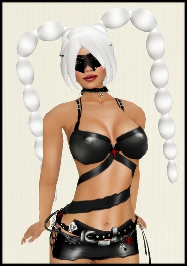 Handlebars White Hair