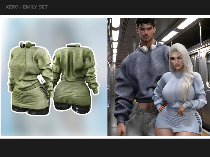 [XERO] Emily Set (Olive)
