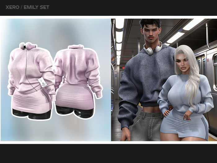 [XERO] Emily Set (Lilac)
