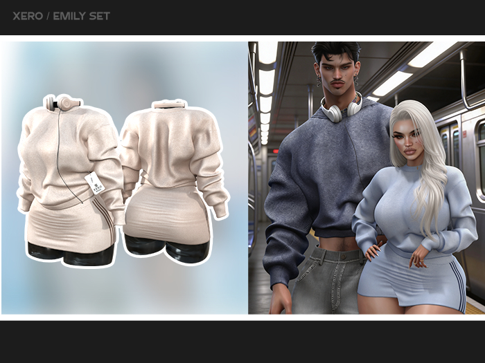 [XERO] Emily Set (Cream)
